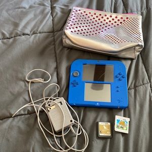 RARE - Nintendo 2DS with Animal Crossing New Leaf and Nintendogs!